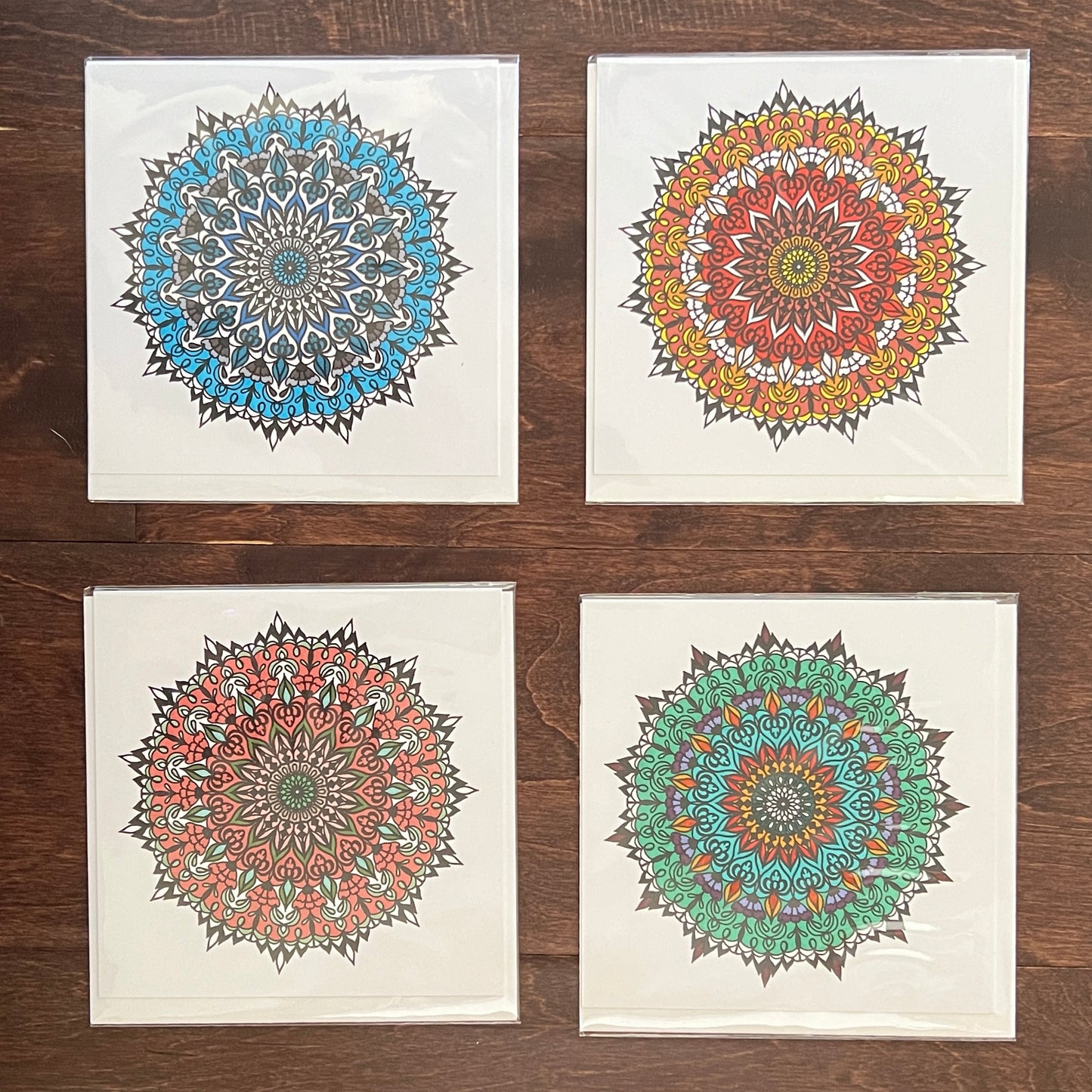 Sunshine Hand Colored Greeting Card