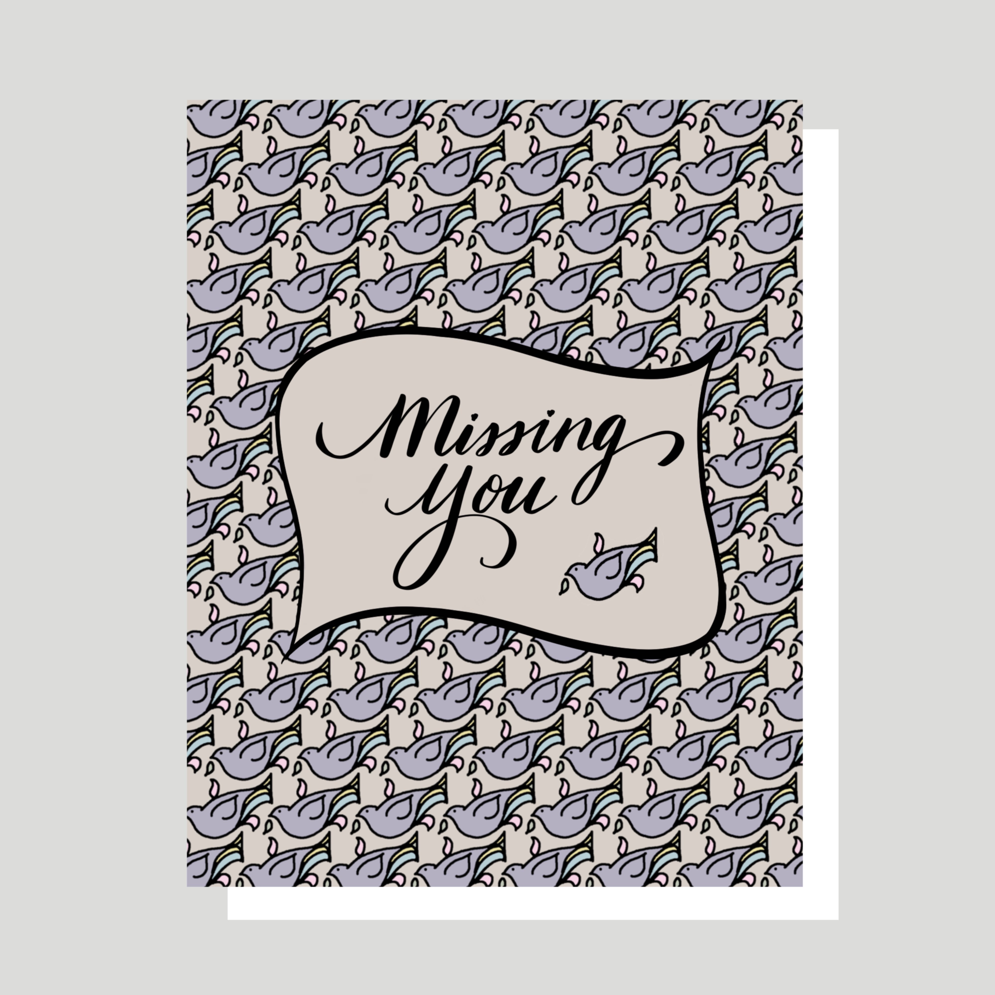 I Love You From the Bottom of My Heart Greeting Card – New Wing Studio