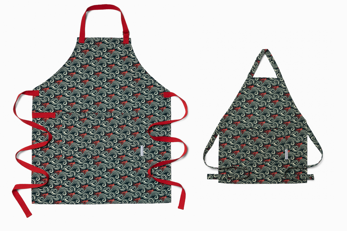 Adult & Child Apron Matching Set | Calamari