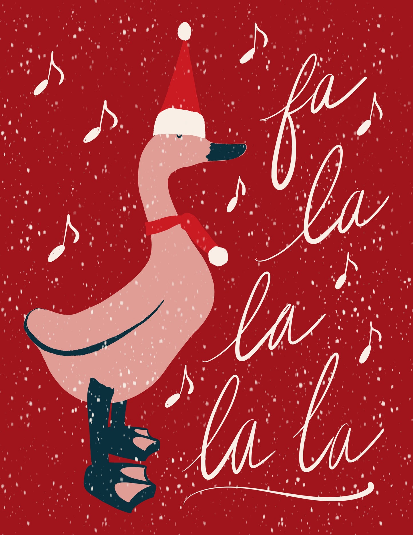 Fa La La La La Greeting Card