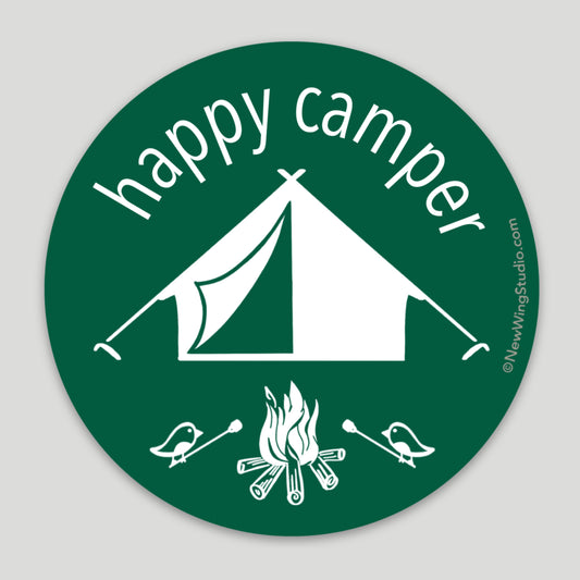 Happy Camper STICKER