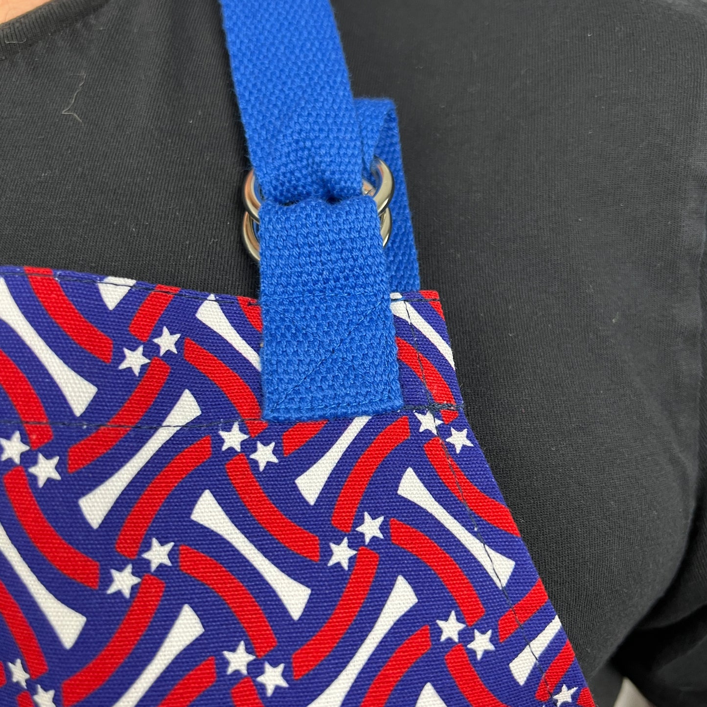 Apron-Adult | Red, White & Blue