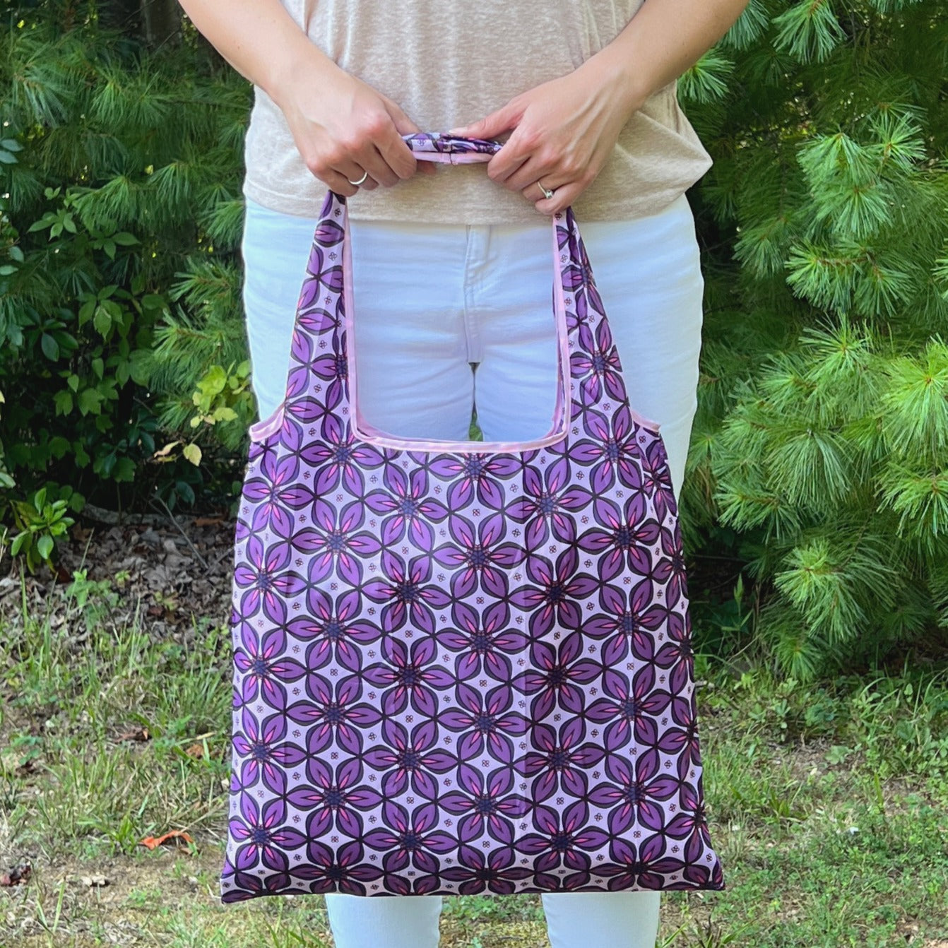 Market Bag | Violet Bloom