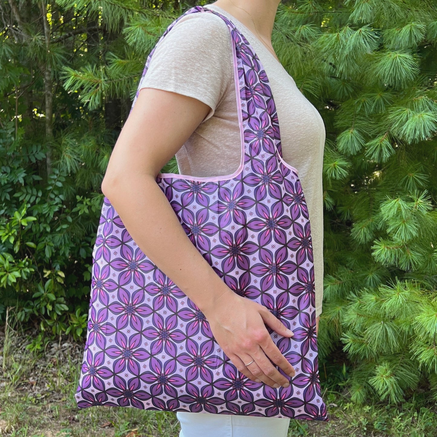 Market Bag | Violet Bloom