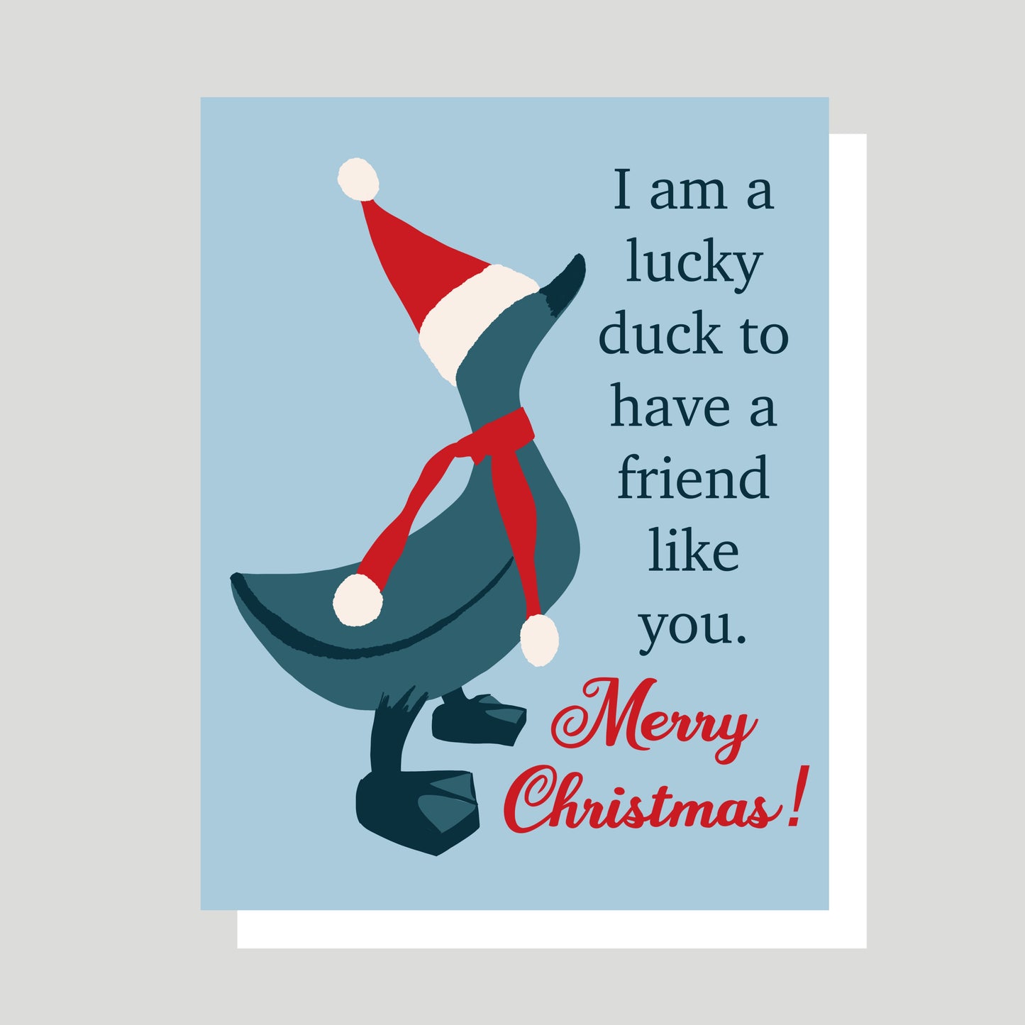 I am a Lucky Duck Greeting Card