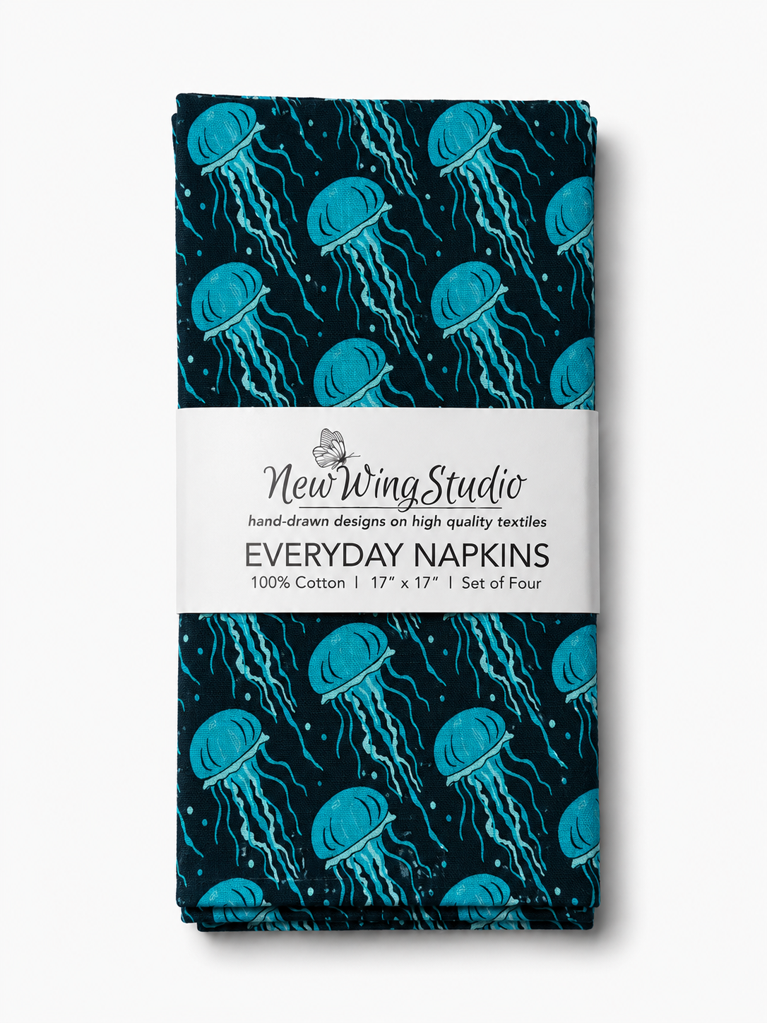 Everyday Napkins, Set of 4 | Jellyfish Dance Party