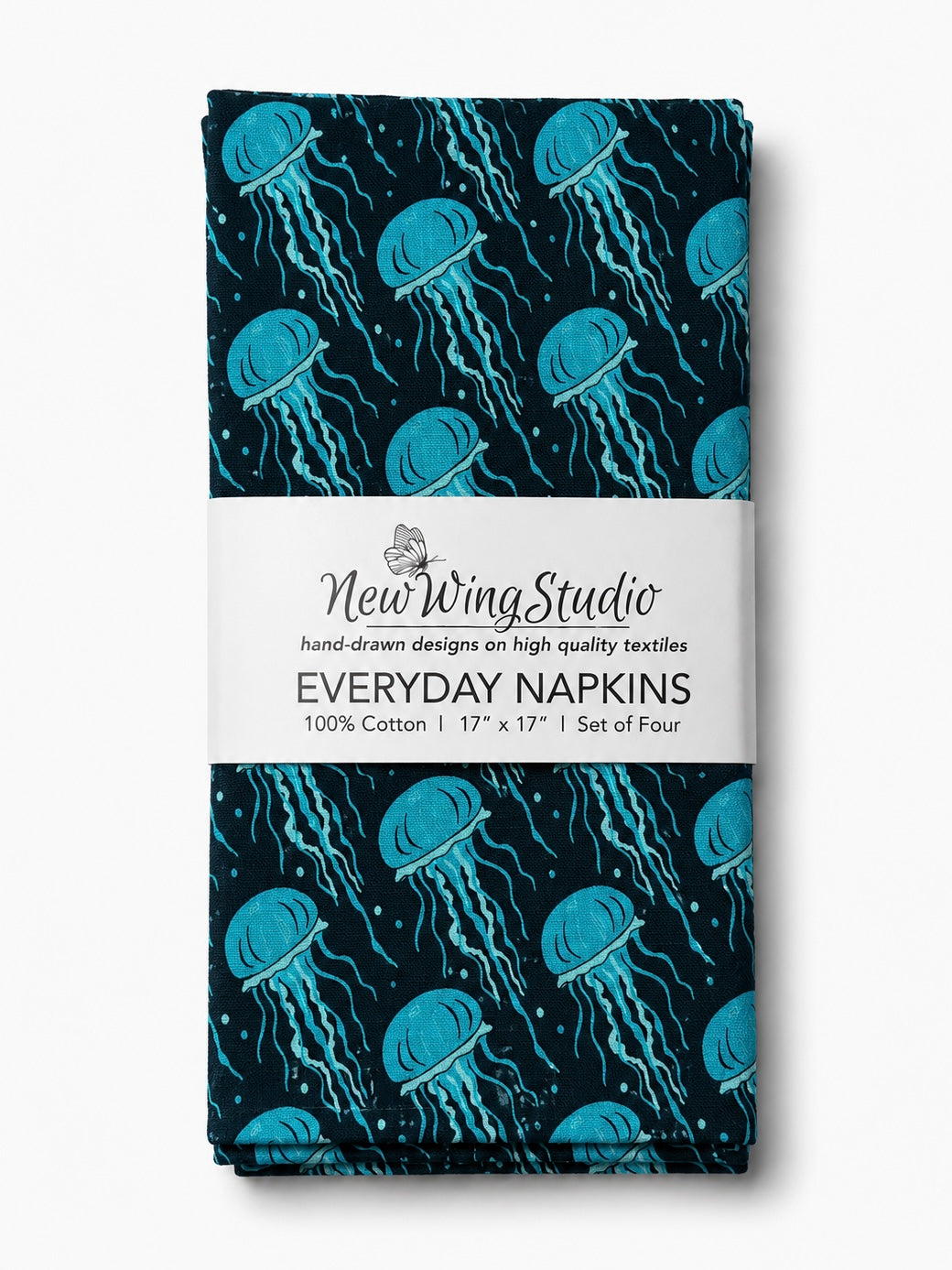 Everyday Napkins, Set of 4 | Jellyfish Dance Party