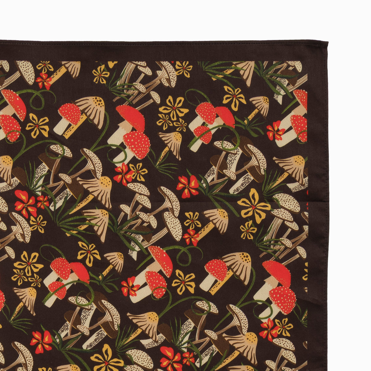 Apron & Bandana Matching Set | Mushroom Field
