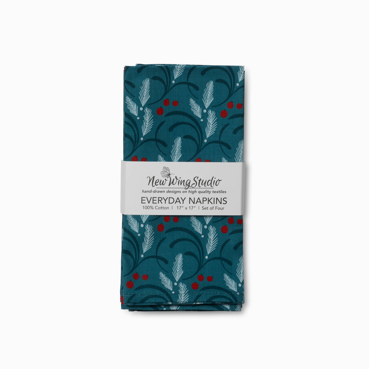 Table Runner & Everyday Napkin Set | Berry Frost