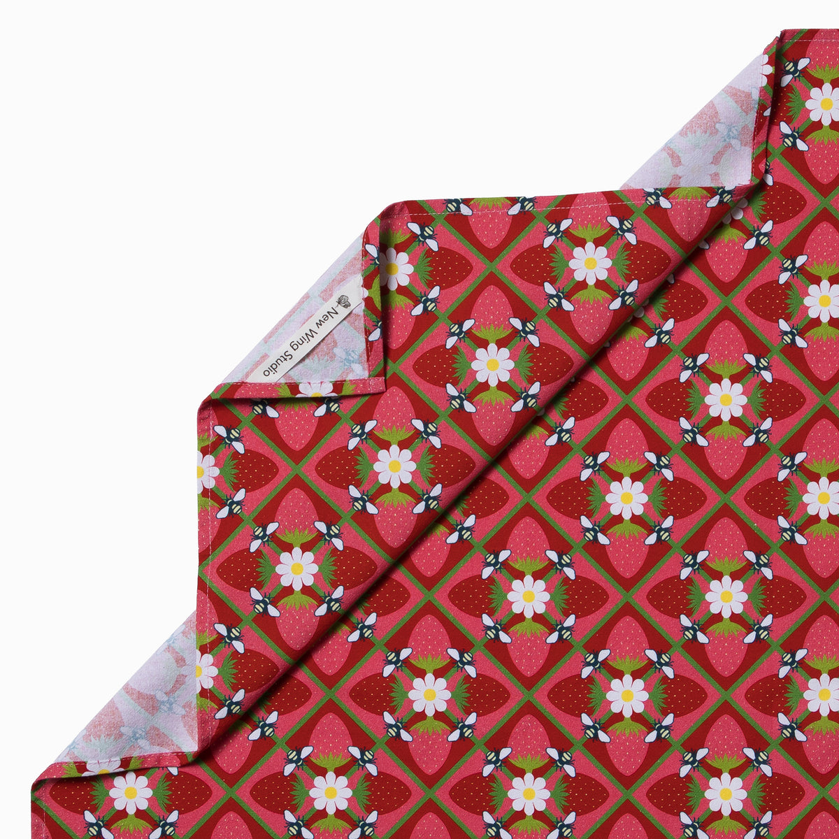 Kitchen Towel Trio | Strawberry Vine, Garden Party Gingham, Bees & Berries