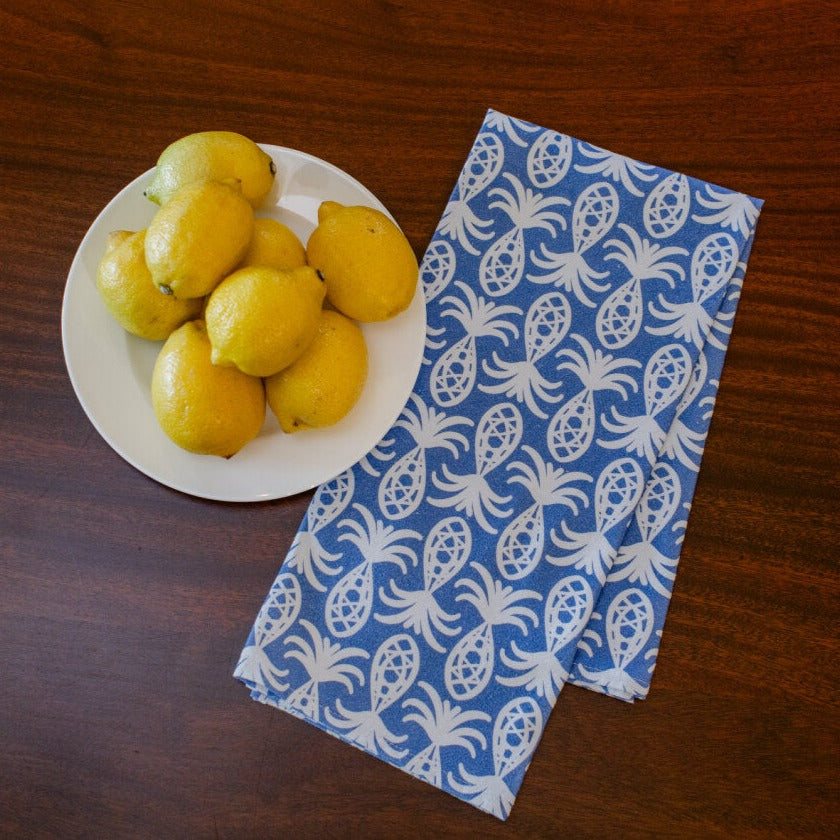 No-Sew Pineapple & Cactus Summer Kitchen Towels - Lydi Out Loud