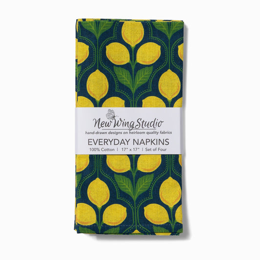 Everyday Napkins, Set of 4 | Lemon Provence