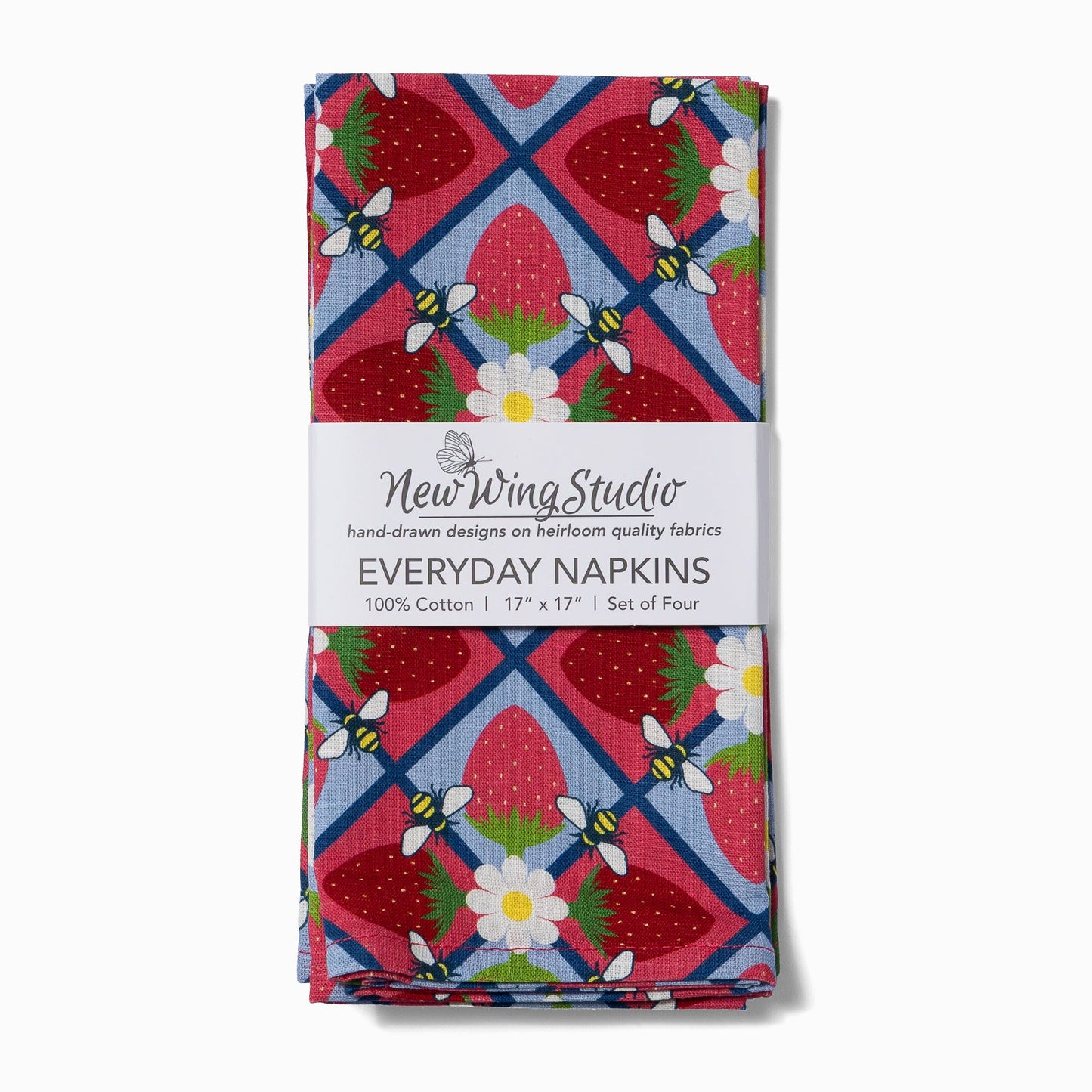 Everyday Napkins, Set of 4 | Bees and Berries