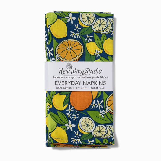 Everyday Napkins, Set of 4 | Citrus Grove