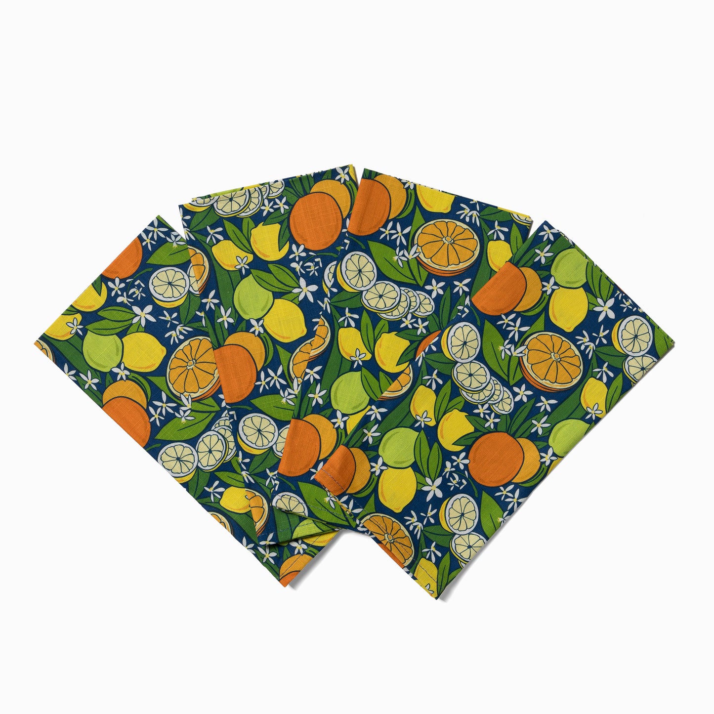 Dinner Napkins, Set of 4 | Citrus Grove