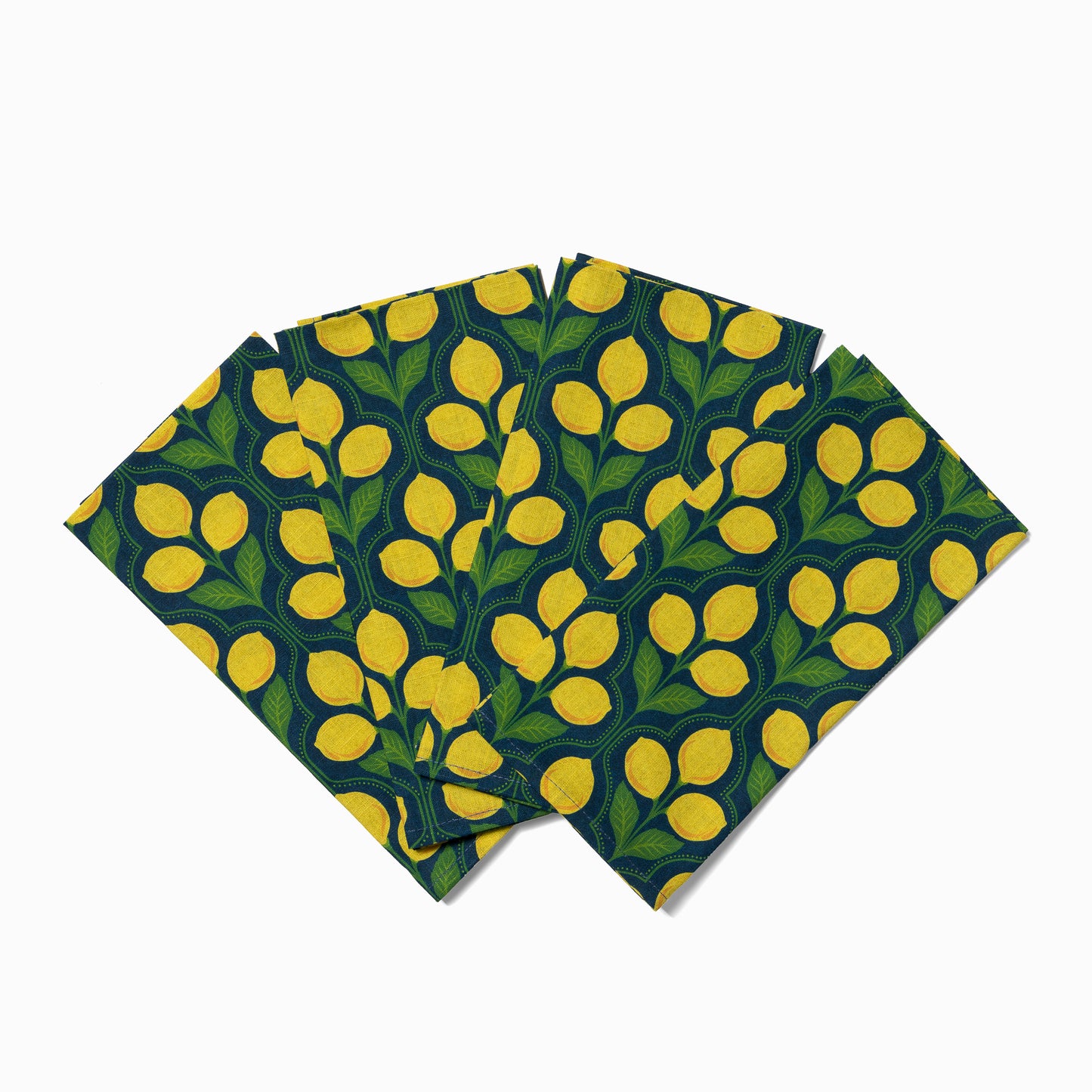 Dinner Napkins, Set of 4 | Lemon Provence
