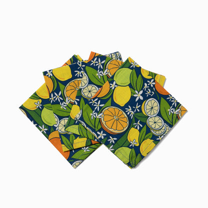 Cocktail Napkin | Citrus Grove