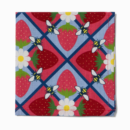 Cocktail Napkin | Bees and Berries