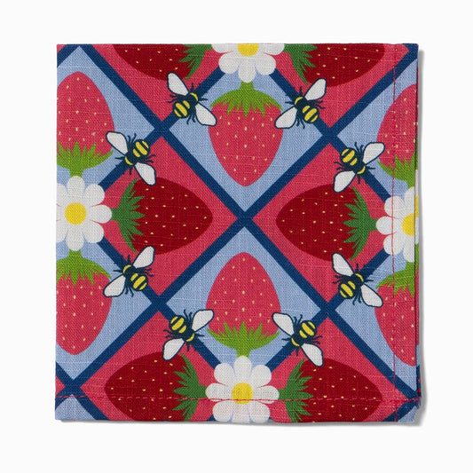 Cocktail Napkin | Bees and Berries