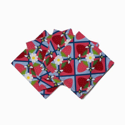 Cocktail Napkin | Bees and Berries