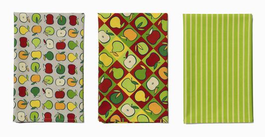 Kitchen Towel Trio | Appalachian Picnic, Fall Pickins' & Sun Stripe