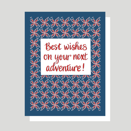 Best Wishes On Your Next Adventure Greeting Card