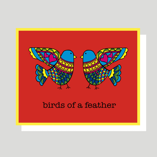 Birds of a Feather Greeting Card